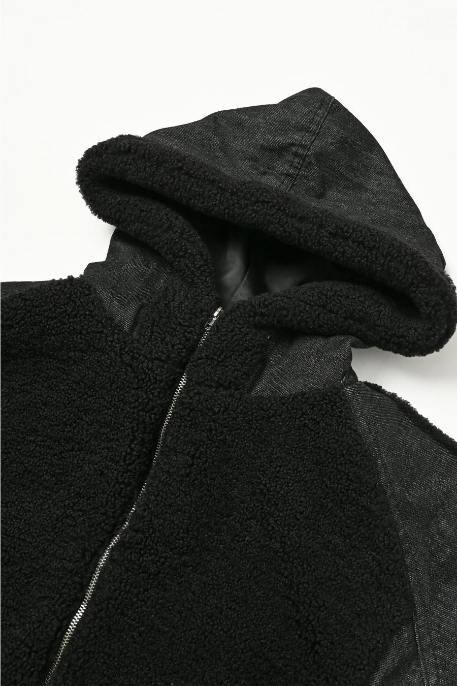 Denim Sherpa Jacket