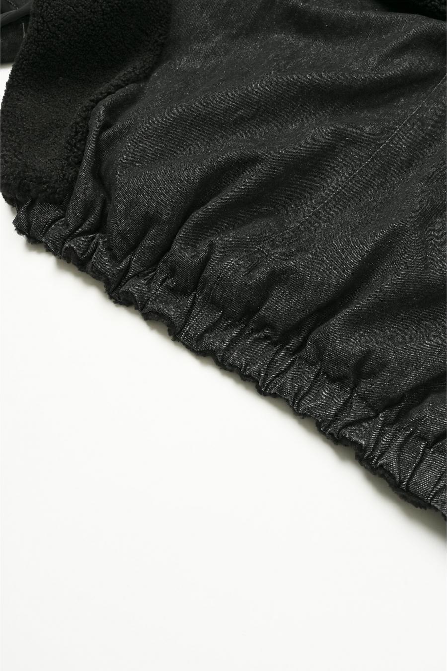 Denim Sherpa Jacket