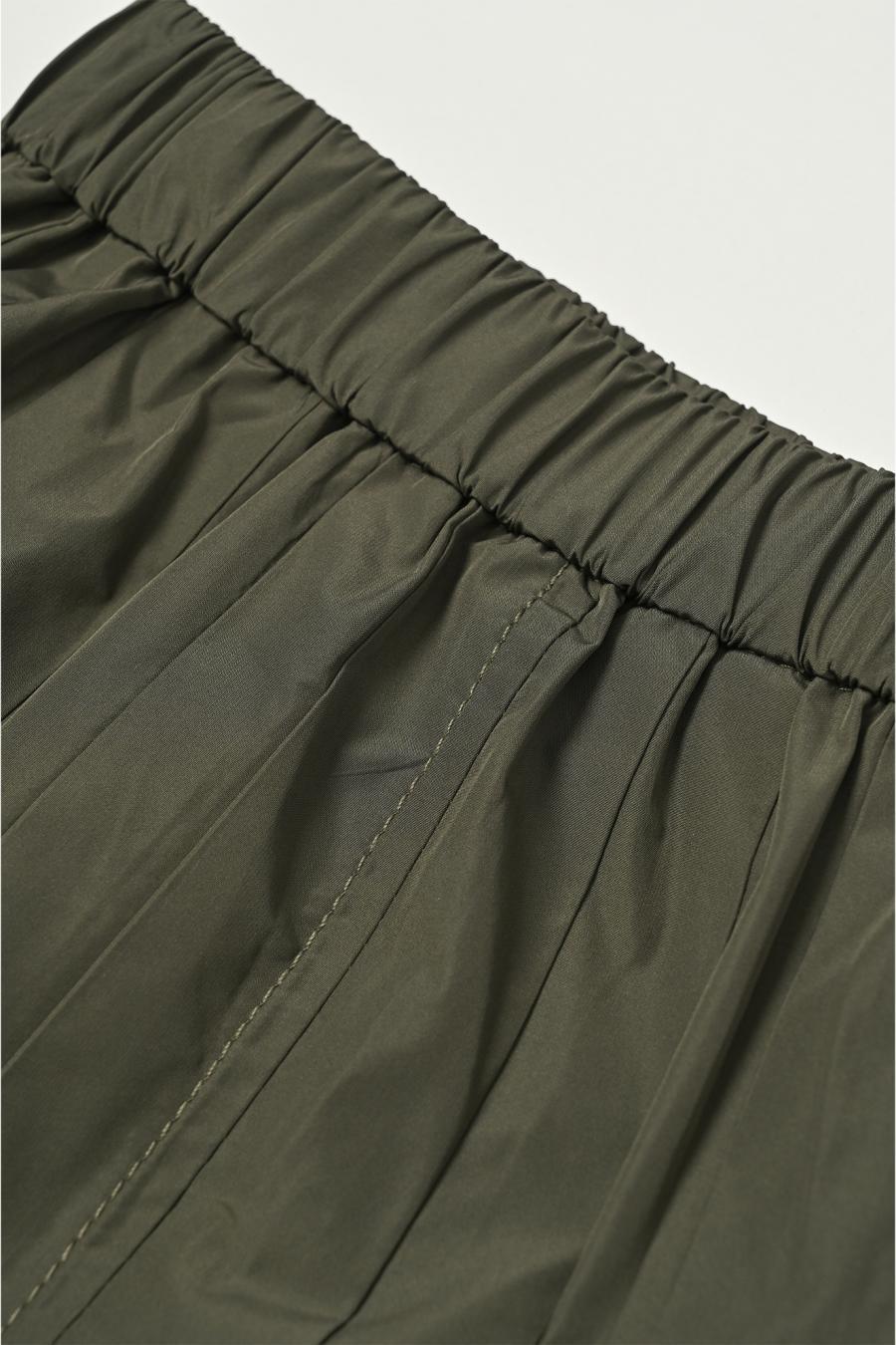 Memory Taffeta Tuck Skirt