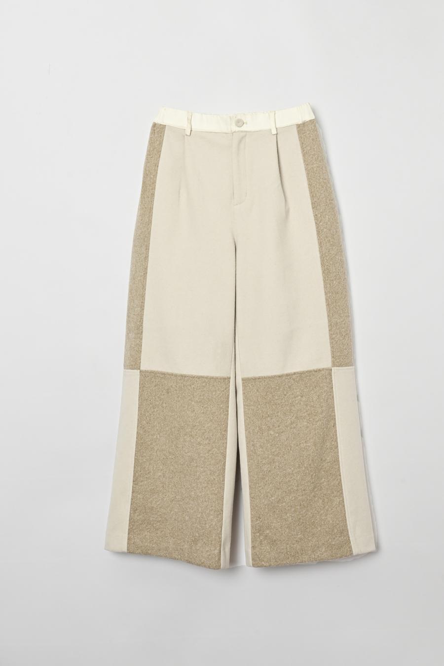 Two-Tone Paneled Pants