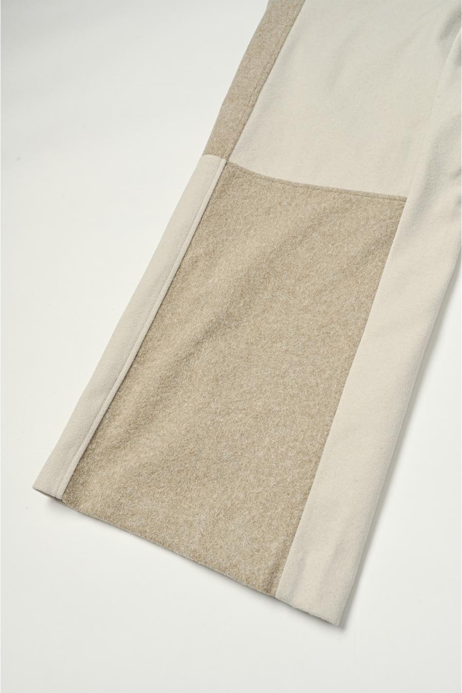 Two-Tone Paneled Pants
