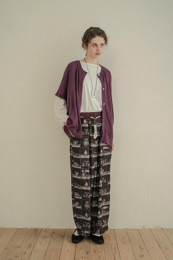 Shirred Sleeve Pullover