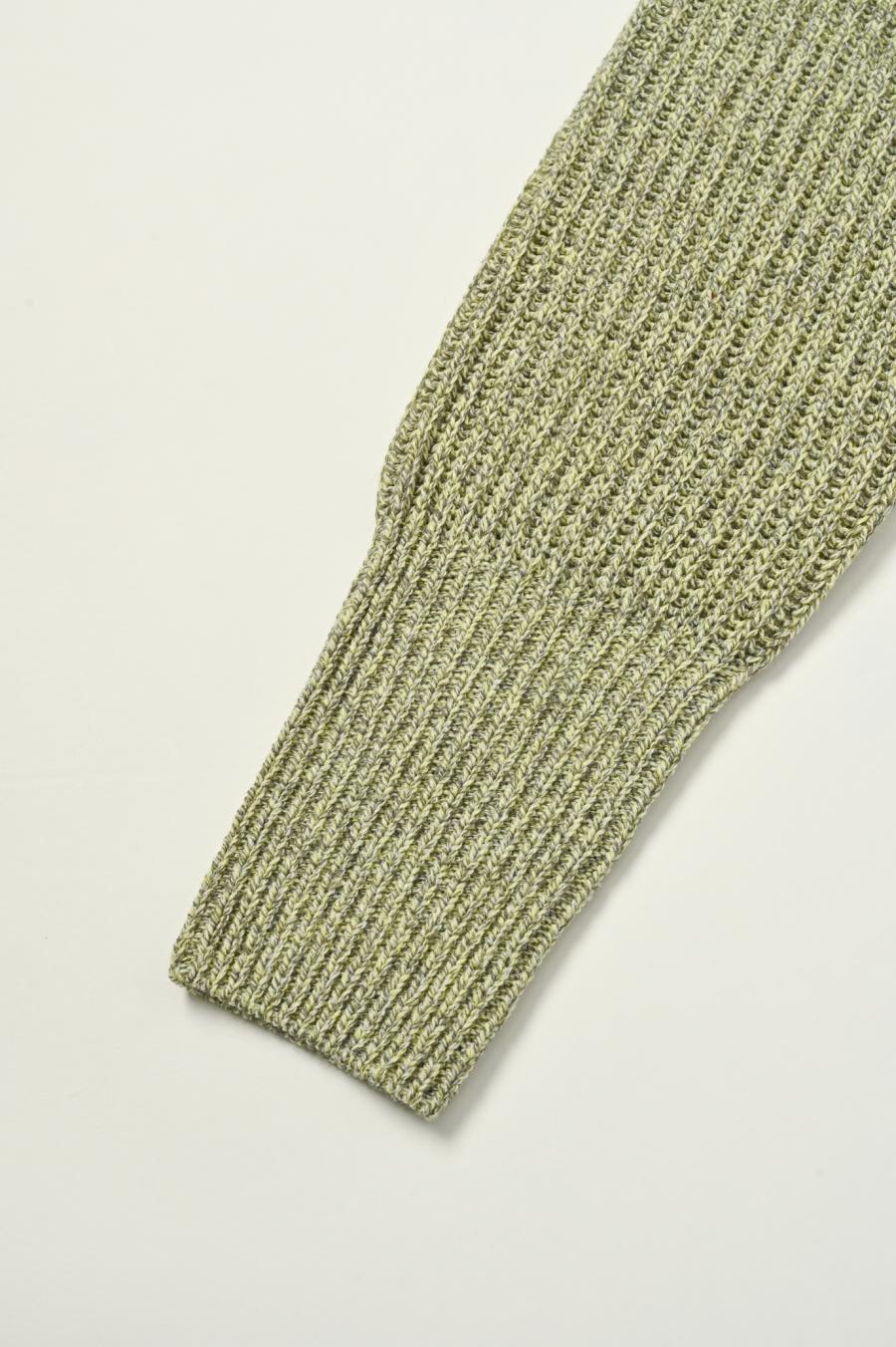 Mixed Yarn Knit Cardigan