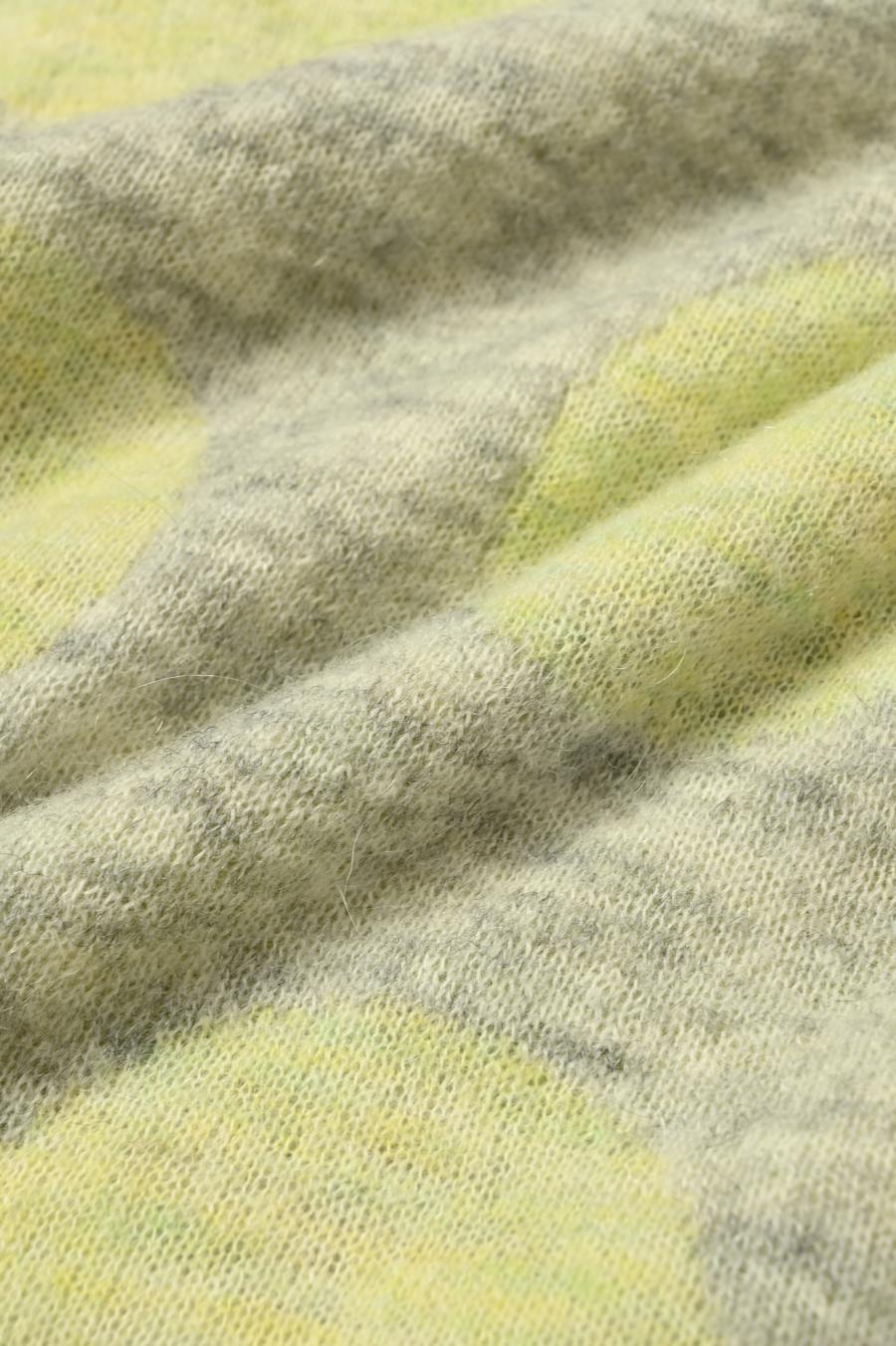Reversible Mohair Dot Pullover