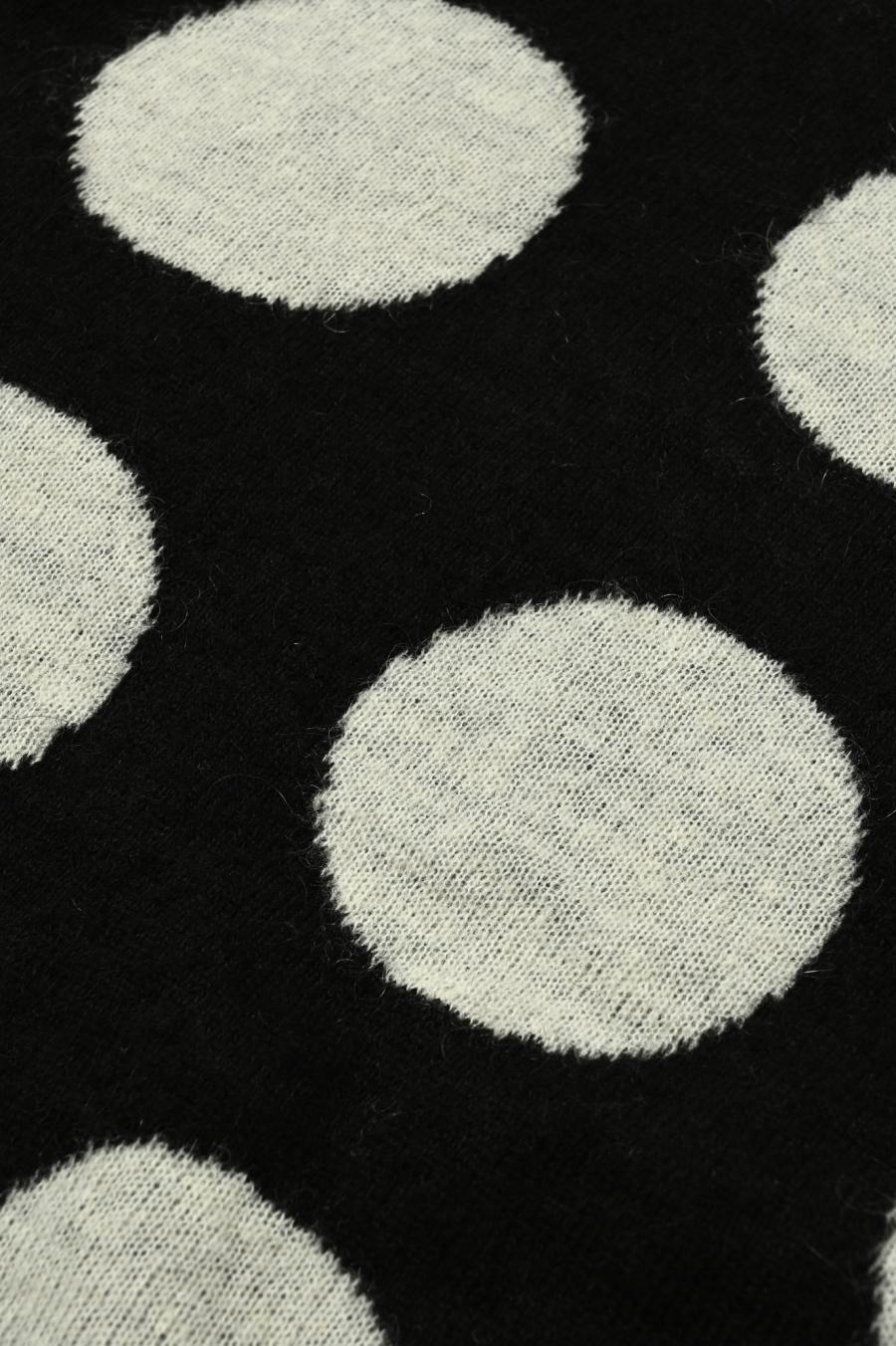 Reversible Mohair Dot Pullover