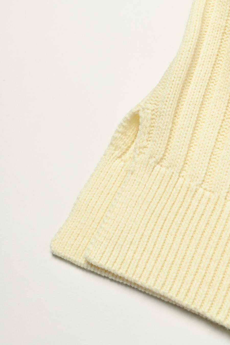 Block Piqué Lace-Up Pullover