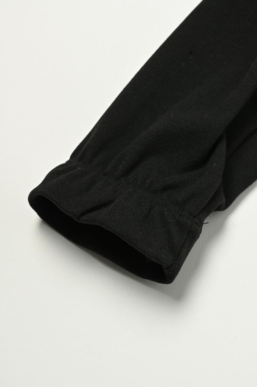Drawstring Neck Round Hem Pullover