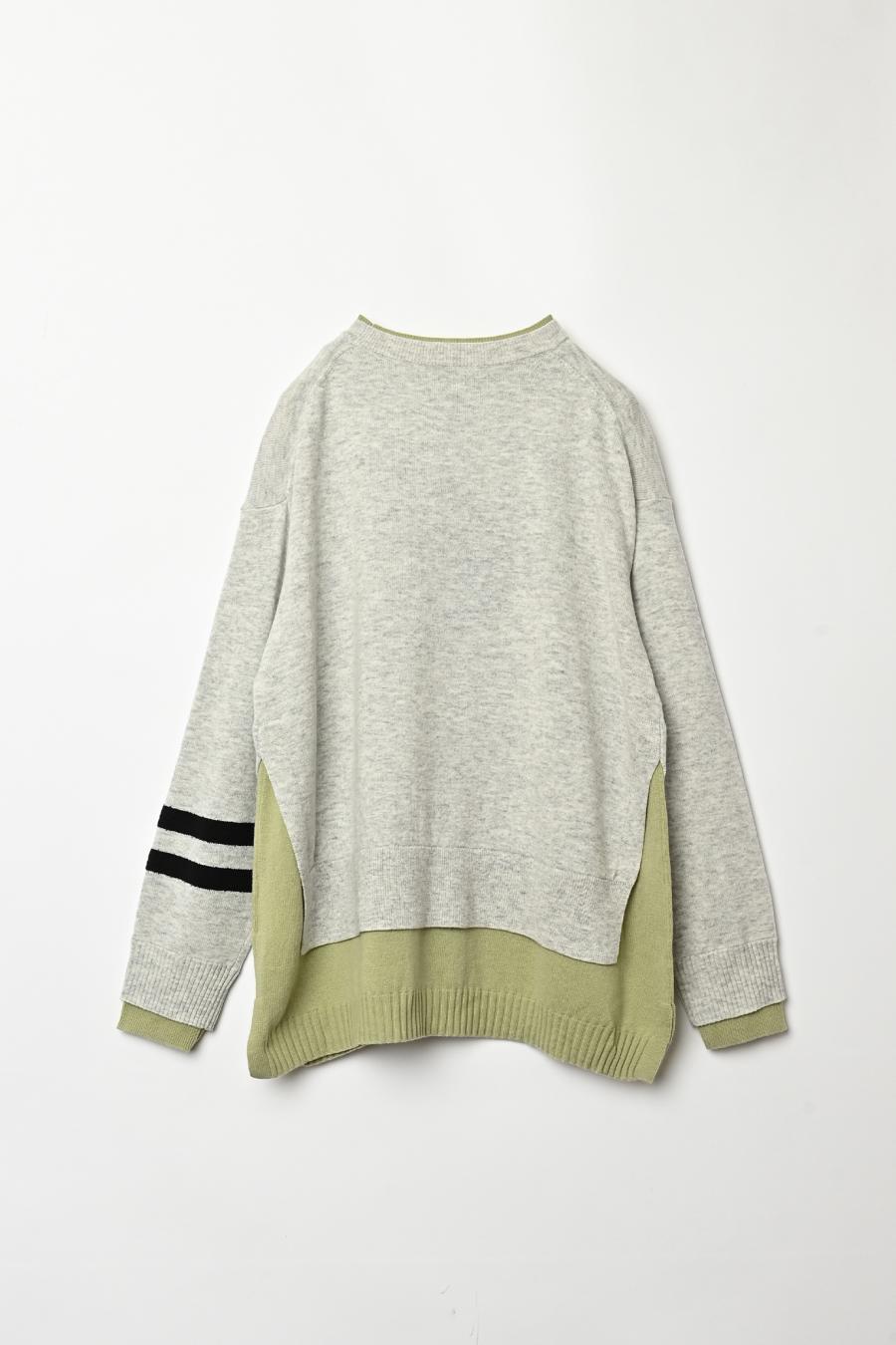 “good” Logo Layered Pullover