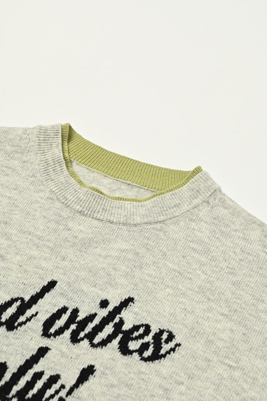 “good” Logo Layered Pullover