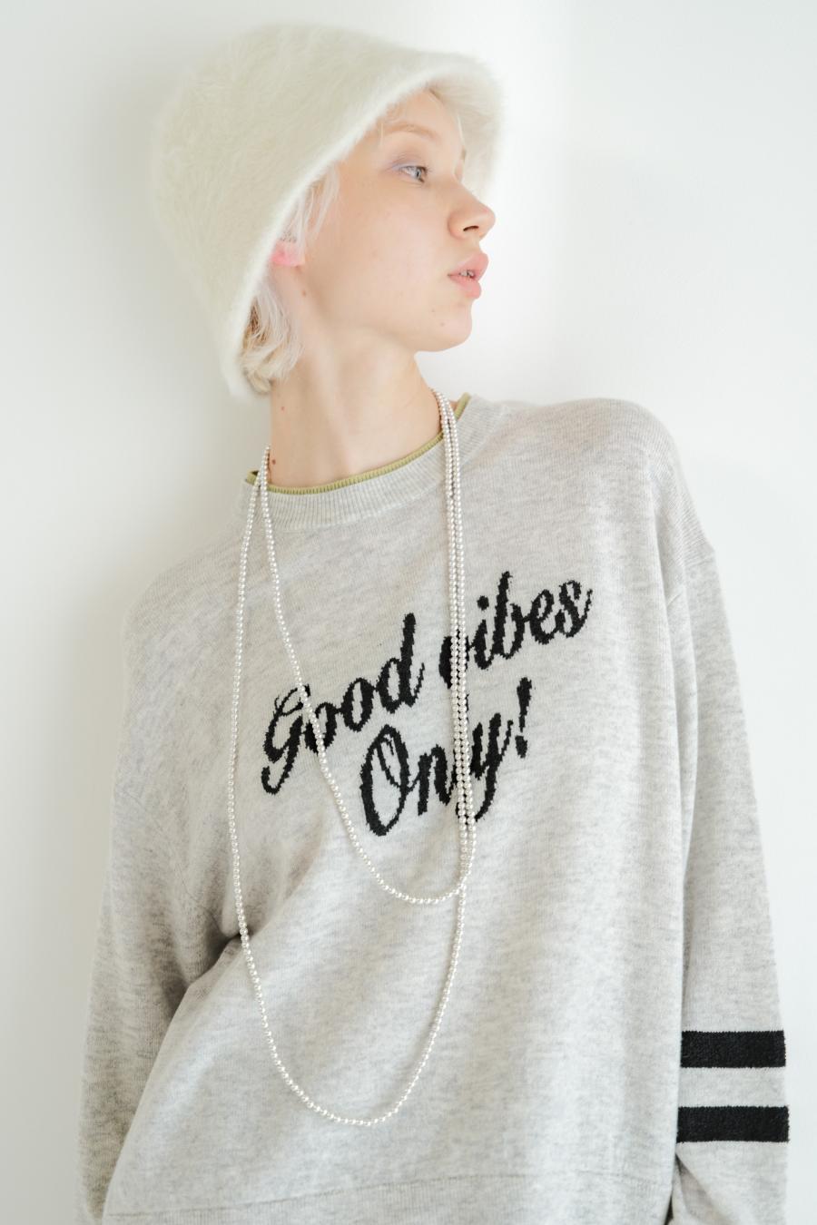 “good” Logo Layered Pullover