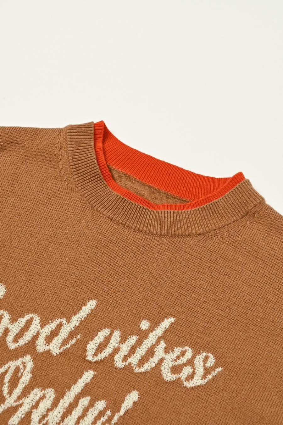 “good” Logo Layered Pullover