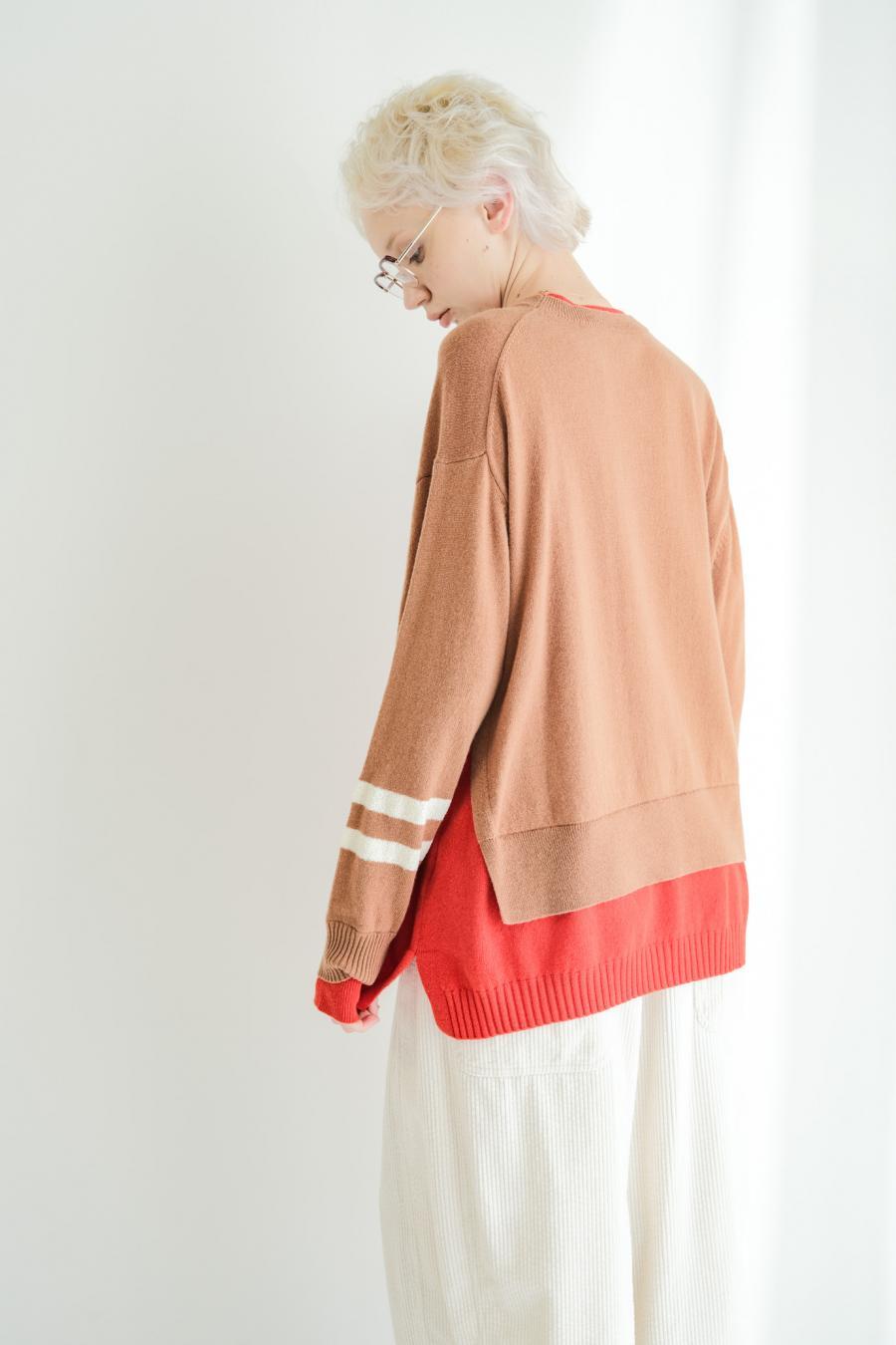 “good” Logo Layered Pullover