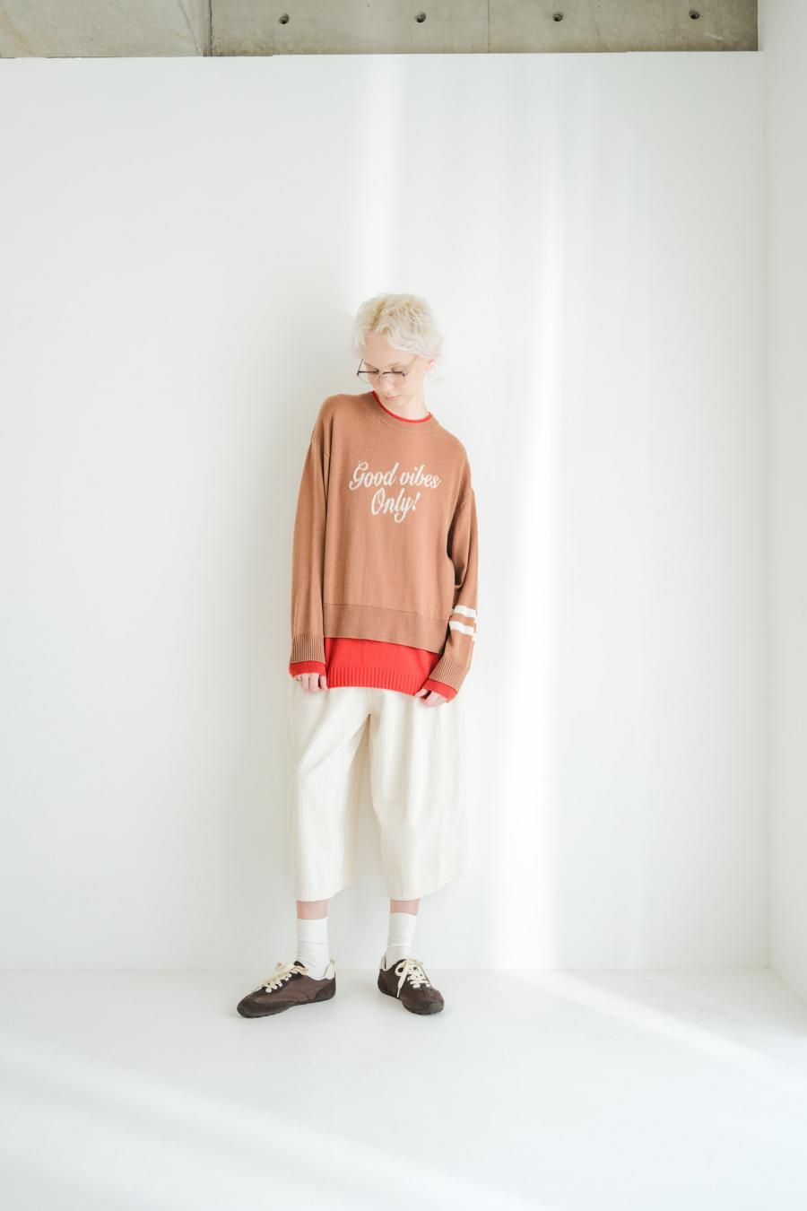“good” Logo Layered Pullover