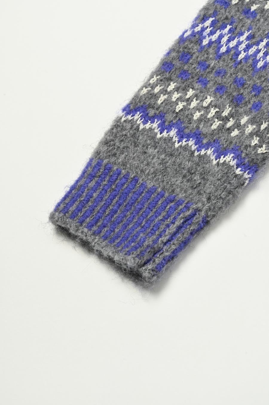 Circular Knit Nordic Pullover