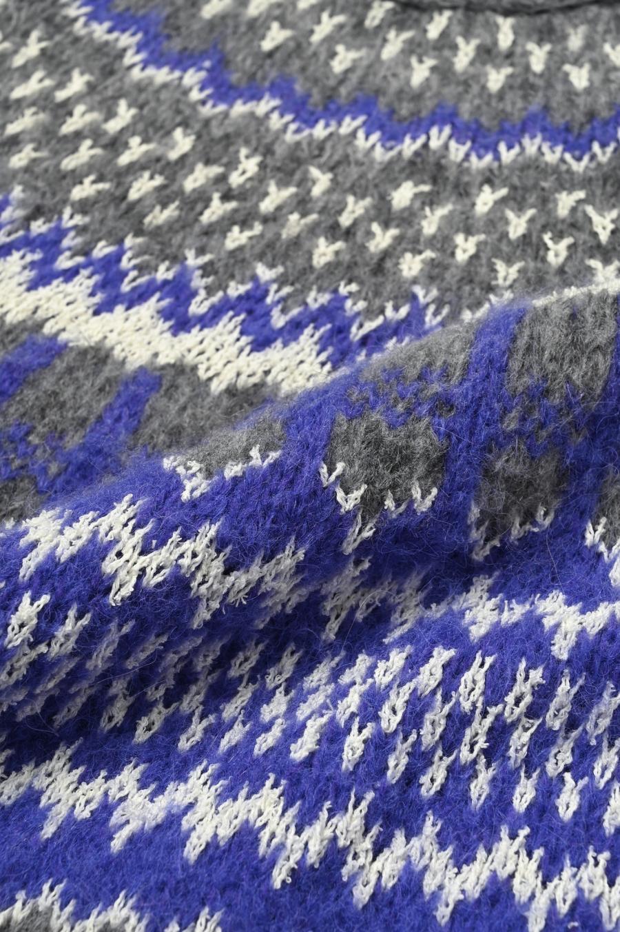 Circular Knit Nordic Pullover