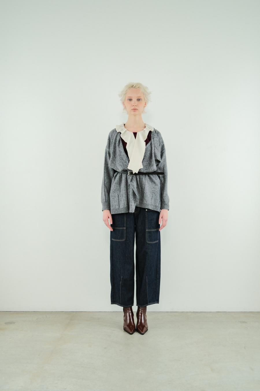 Jersey Reversible Block Cardigan