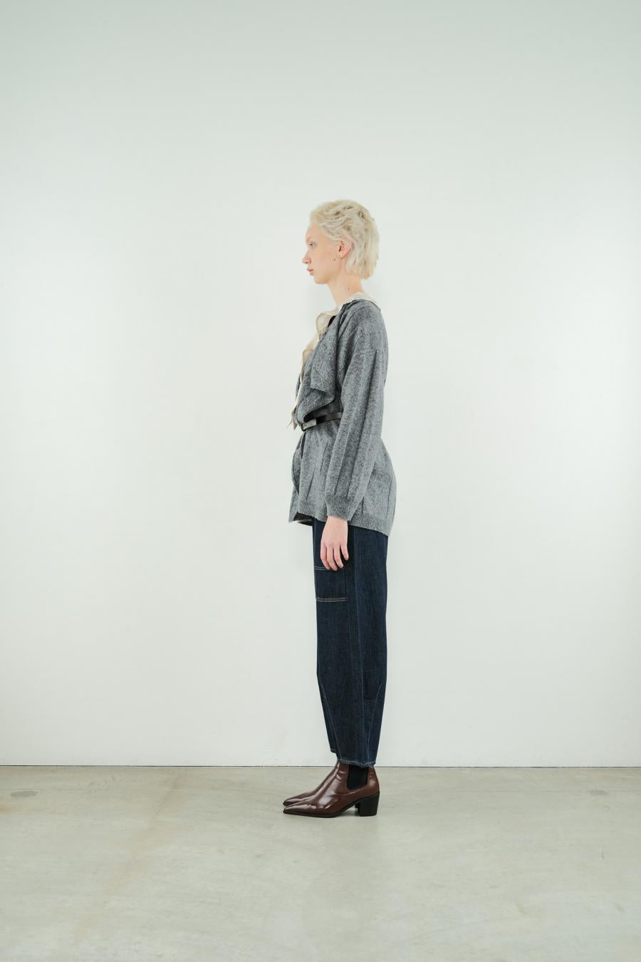 Jersey Reversible Block Cardigan