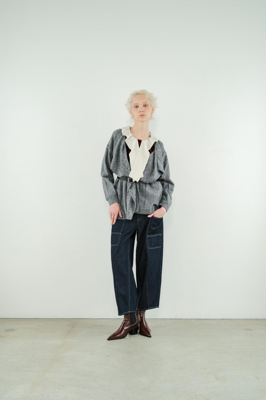 Jersey Reversible Block Cardigan