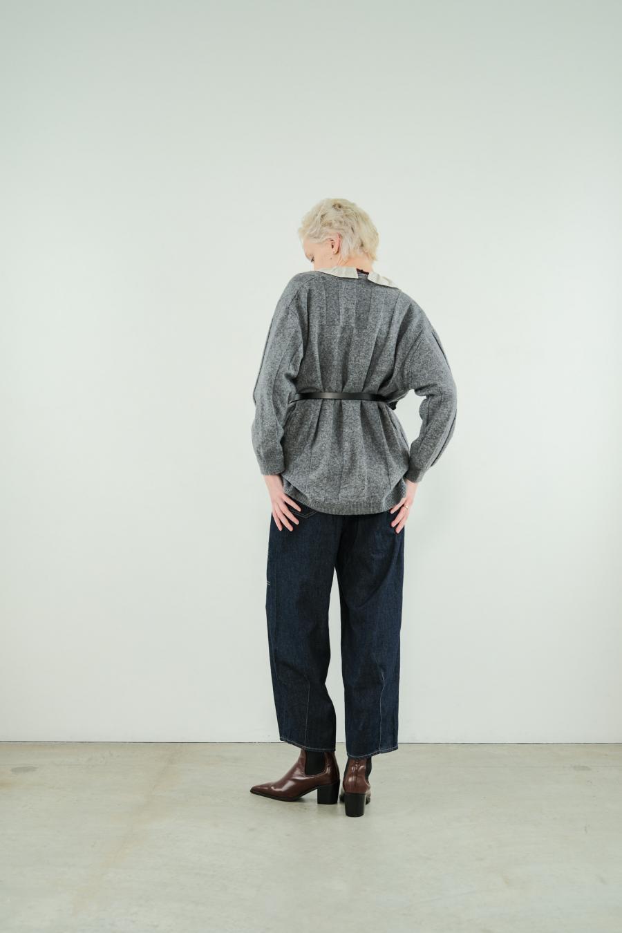 Jersey Reversible Block Cardigan