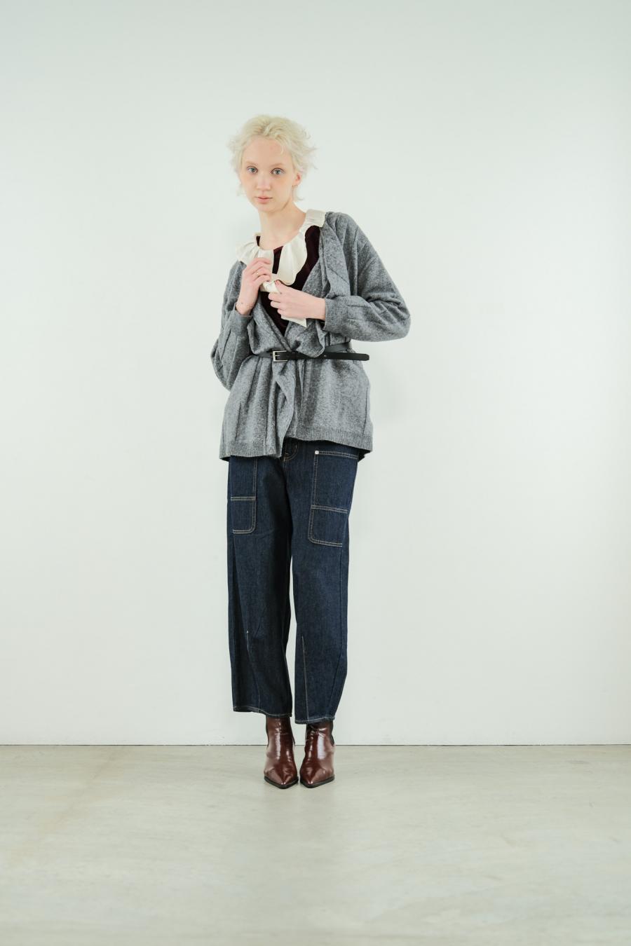 Jersey Reversible Block Cardigan