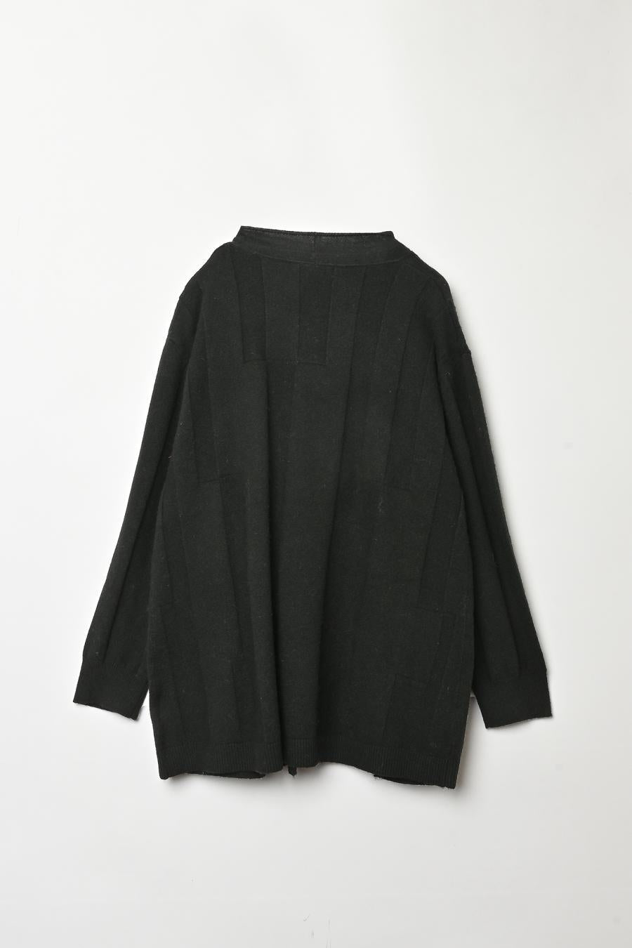 Jersey Reversible Block Cardigan