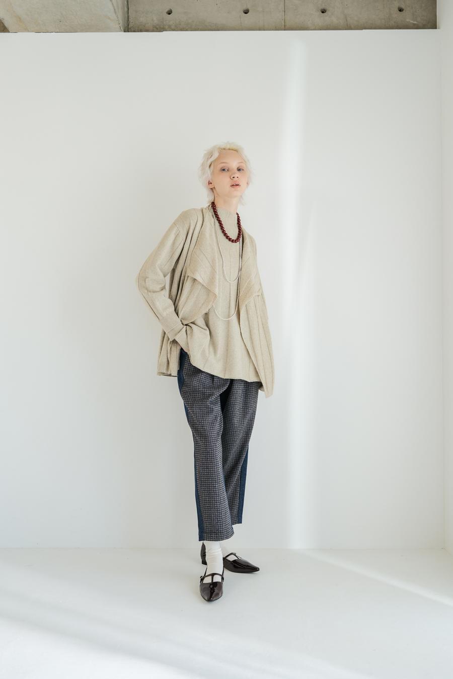 Jersey Reversible Block Cardigan