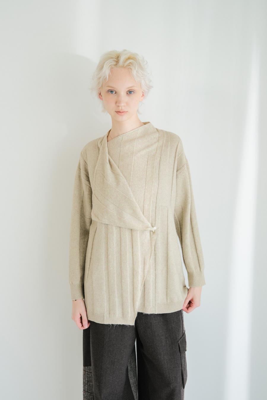 Jersey Reversible Block Cardigan