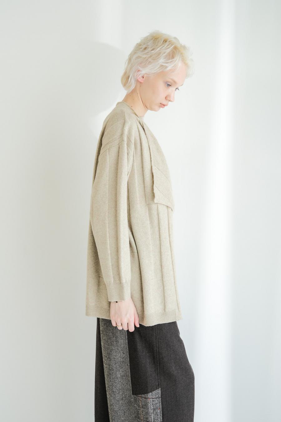 Jersey Reversible Block Cardigan