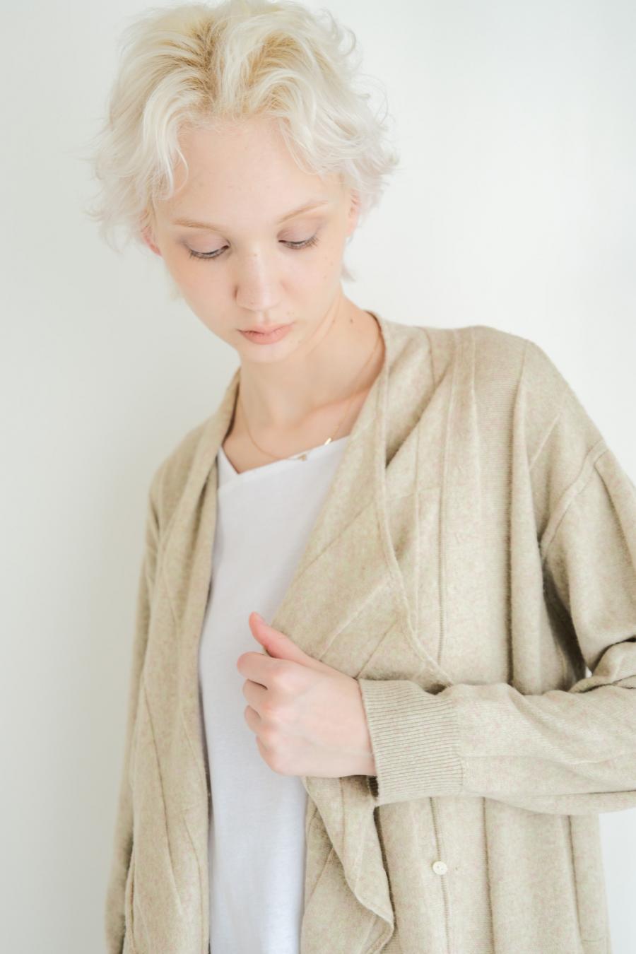 Jersey Reversible Block Cardigan