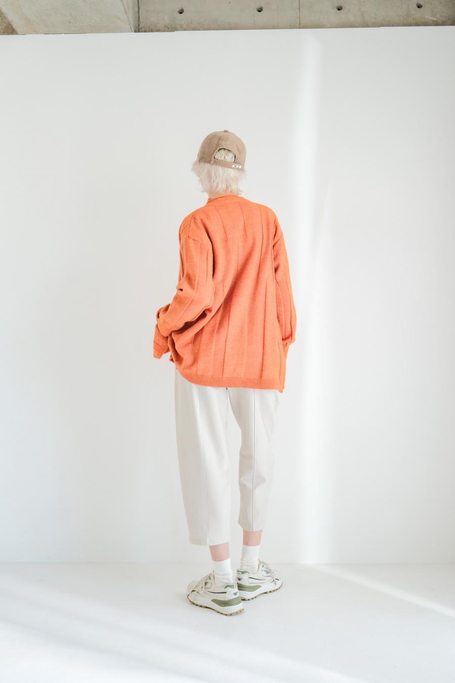 Jersey Reversible Block Cardigan