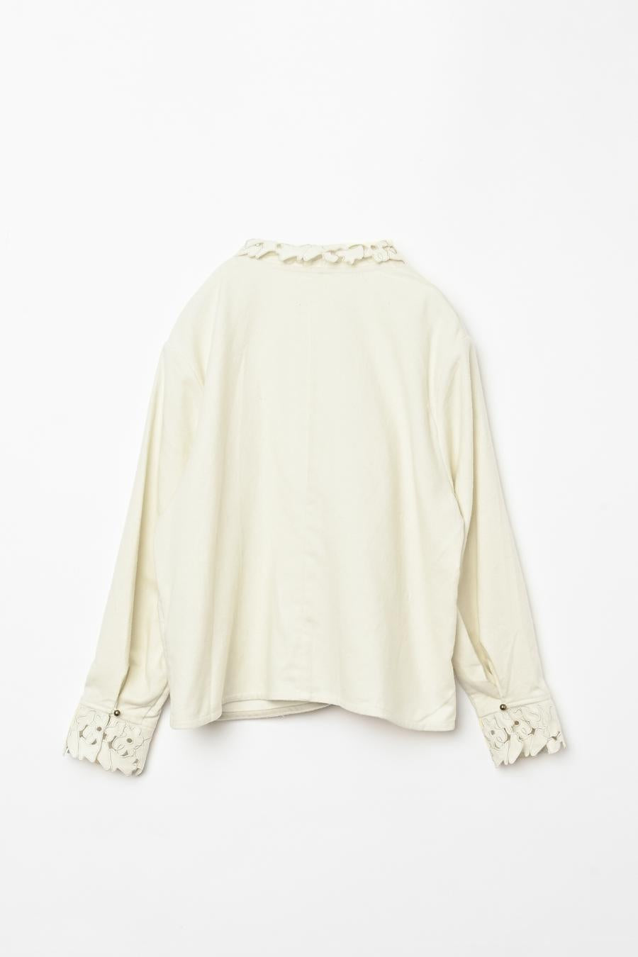 Punched Lace Blouse