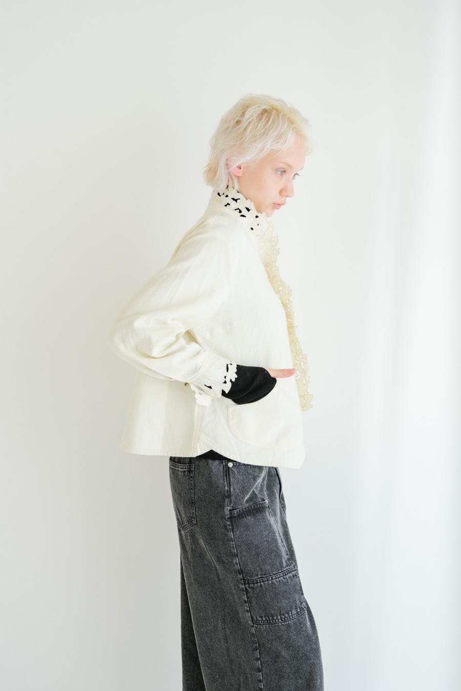 Punched Lace Blouse