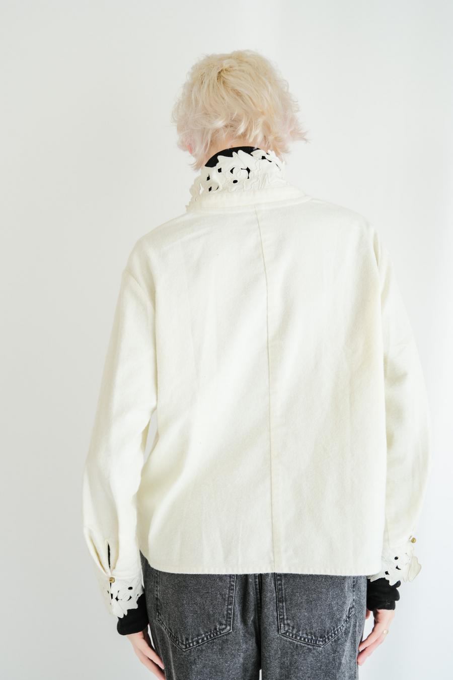 Punched Lace Blouse