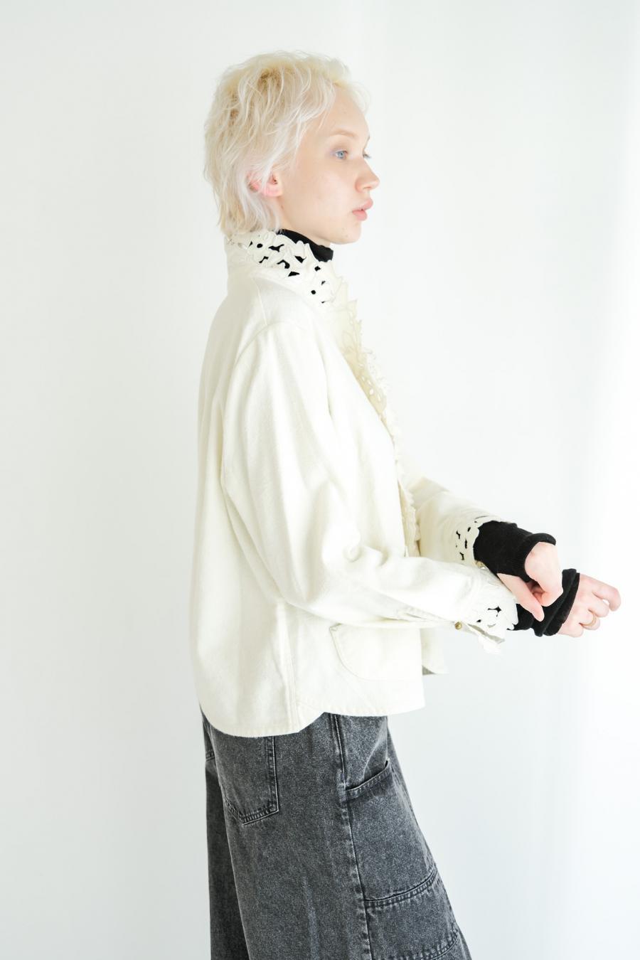 Punched Lace Blouse