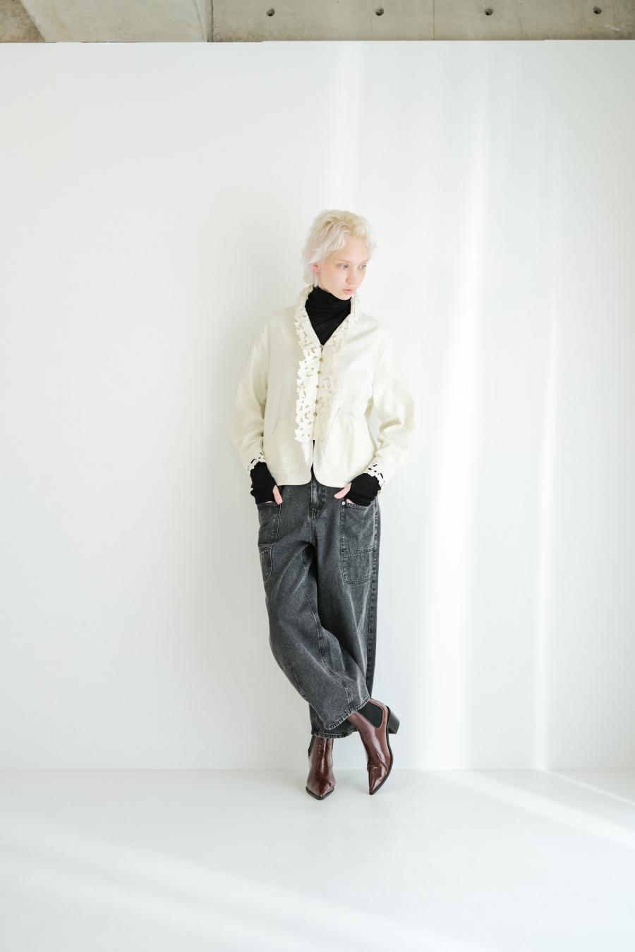 Punched Lace Blouse