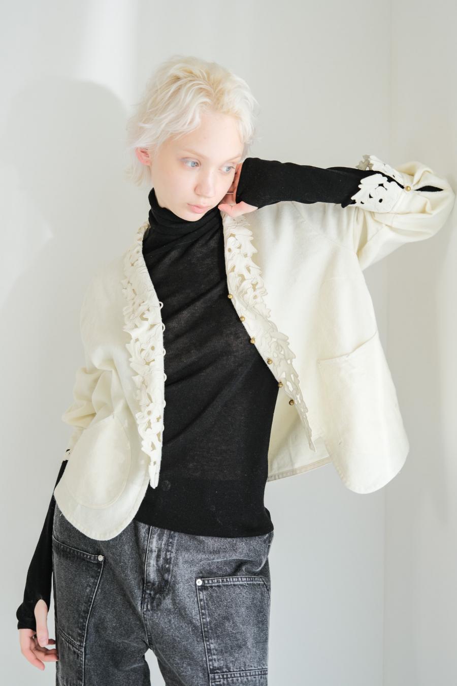 Punched Lace Blouse