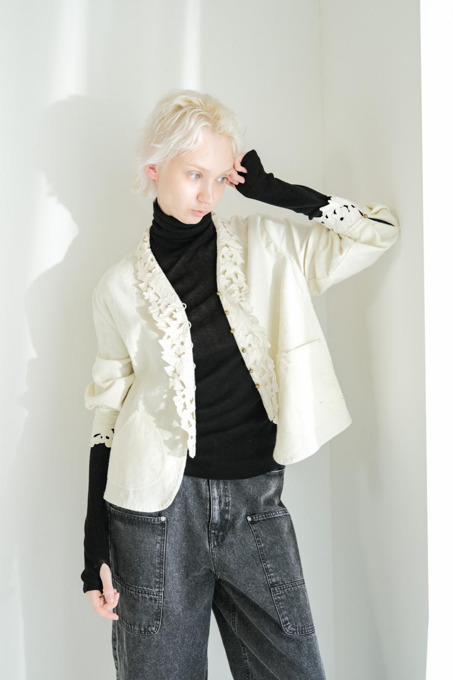 Punched Lace Blouse