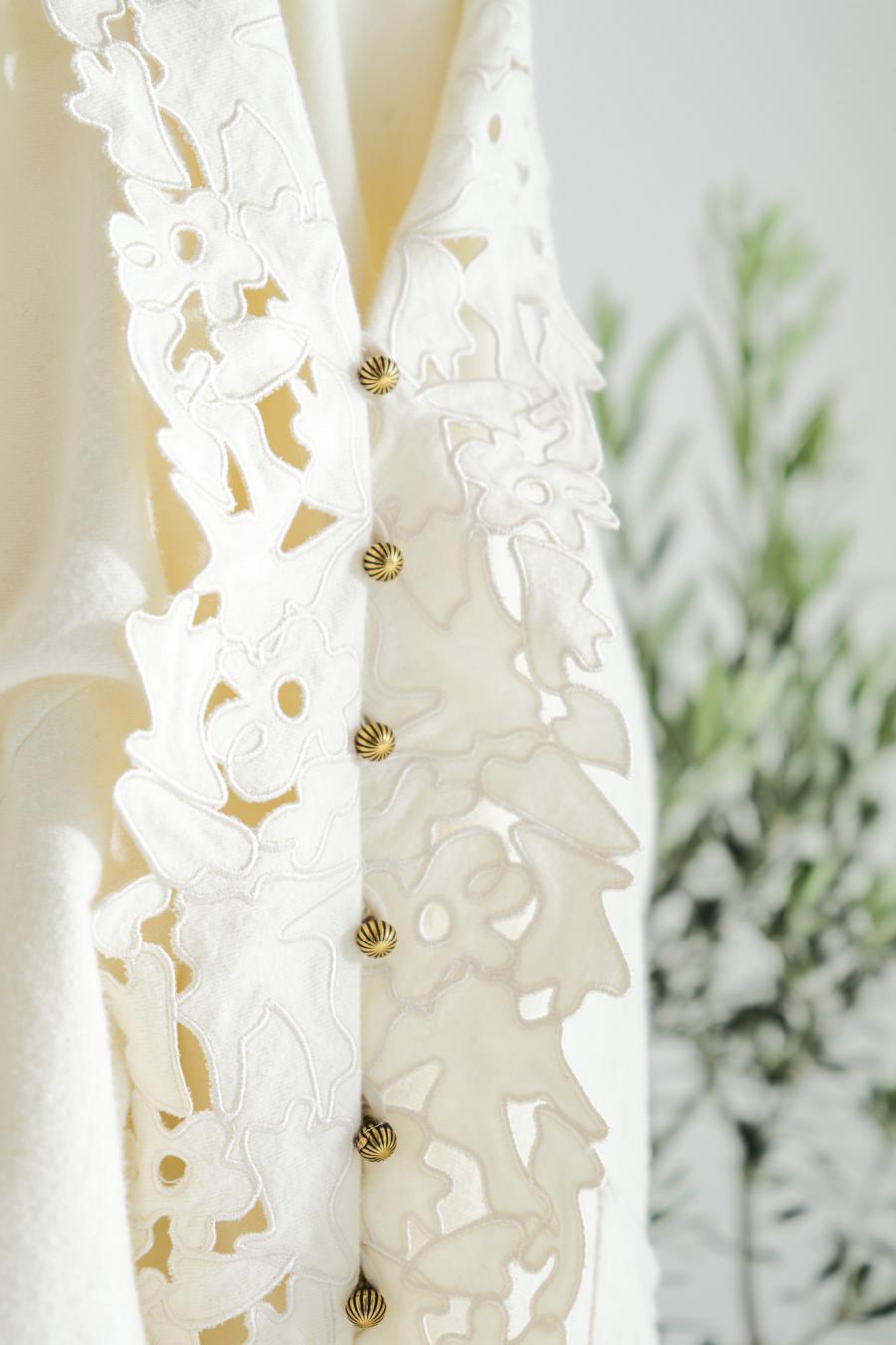 Punched Lace Blouse