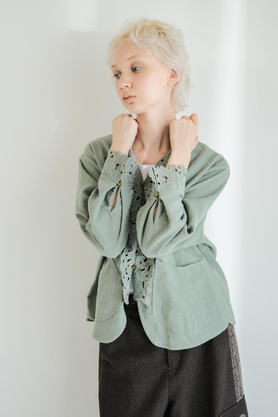 Punched Lace Blouse