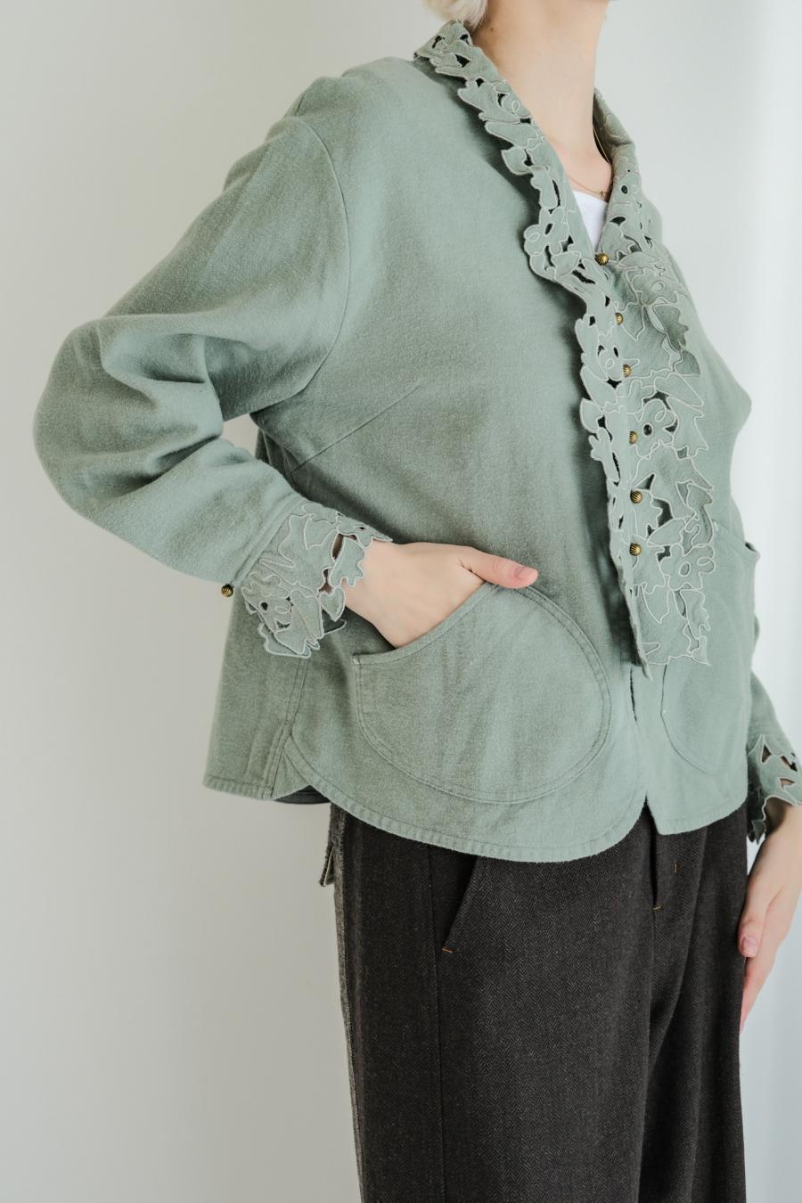 Punched Lace Blouse