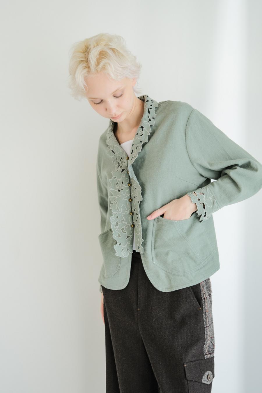 Punched Lace Blouse