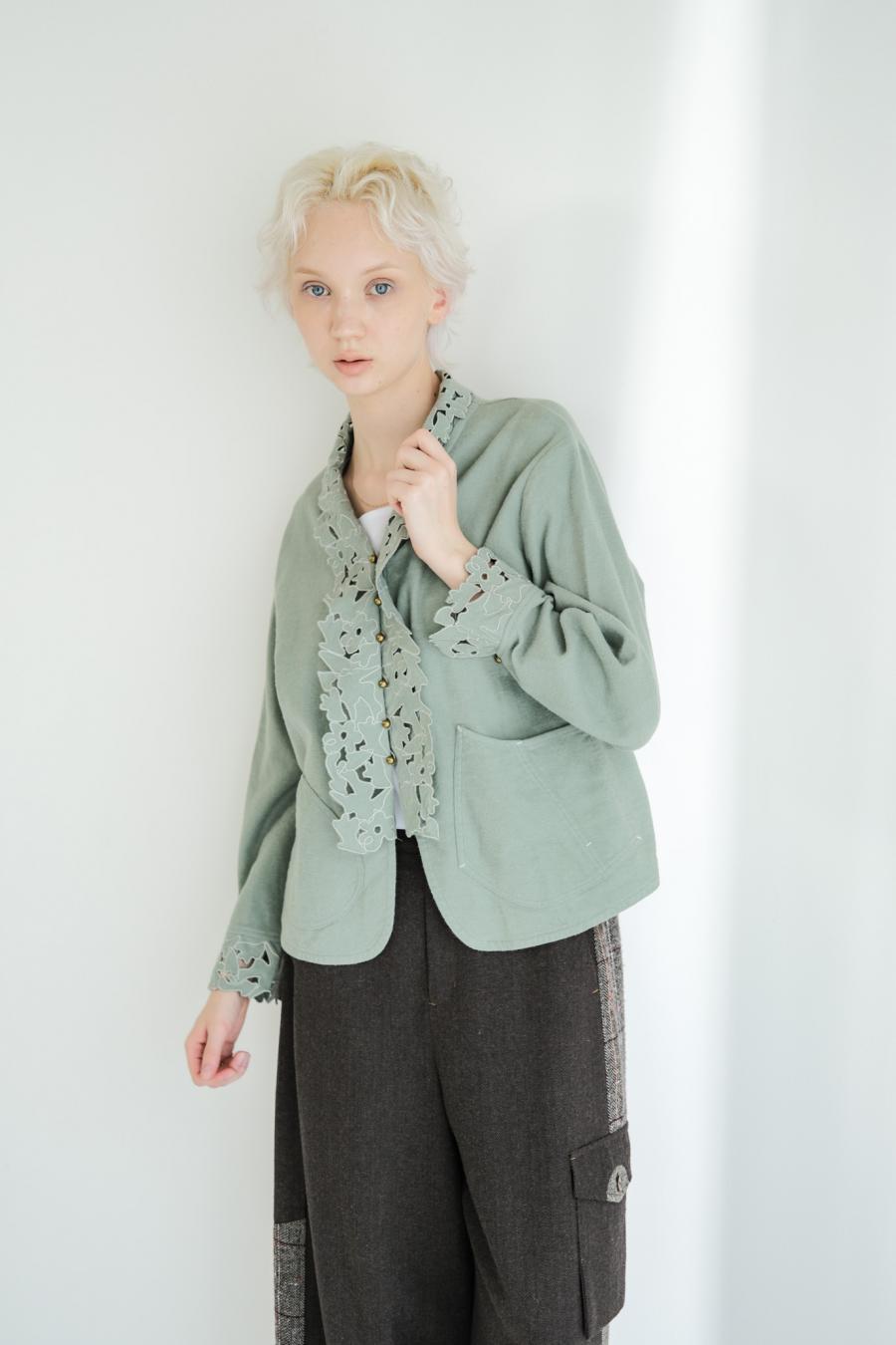 Punched Lace Blouse