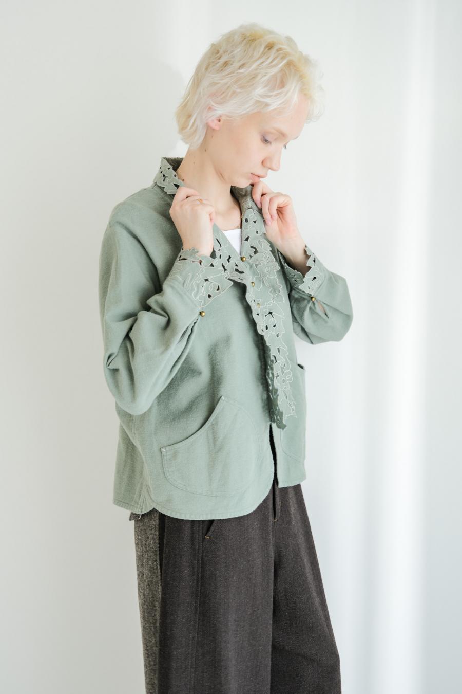 Punched Lace Blouse