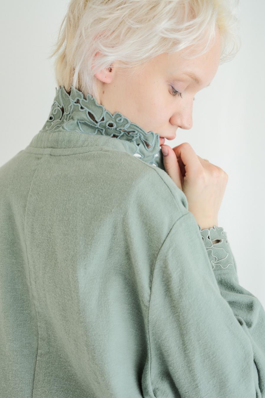 Punched Lace Blouse