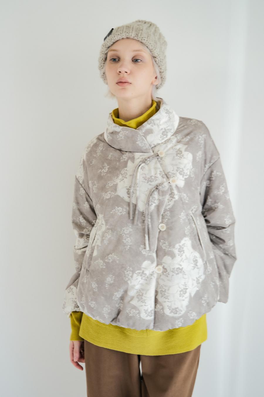 Blur Flower Reversible Blouson