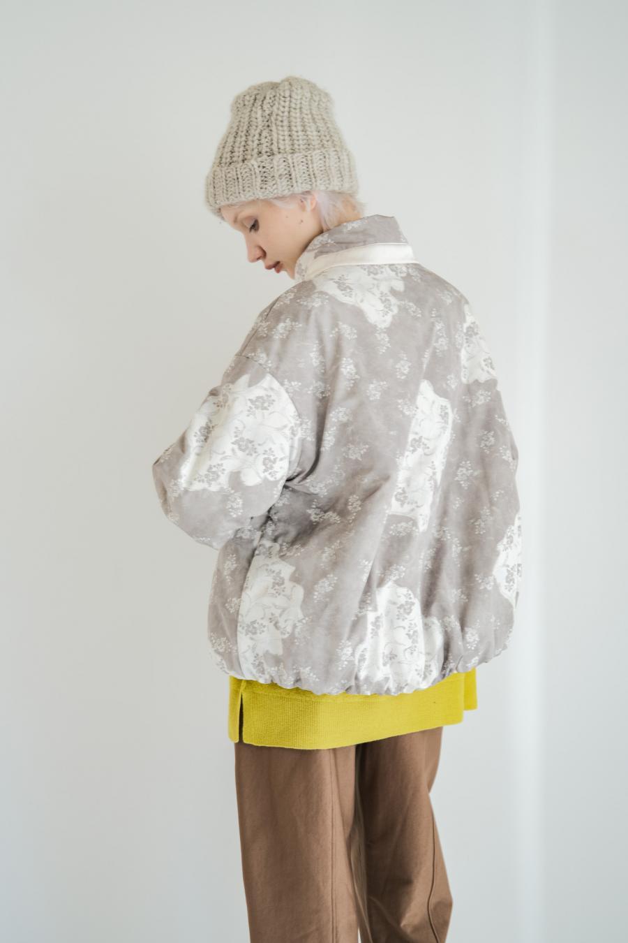 Blur Flower Reversible Blouson