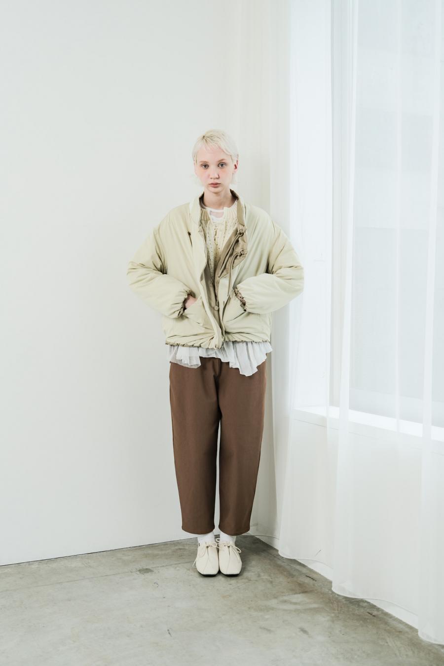 Tube Knot Embroidered Reversible Jacket