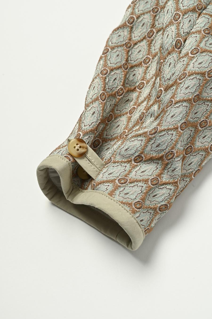 Damask Jacquard Half Jacket