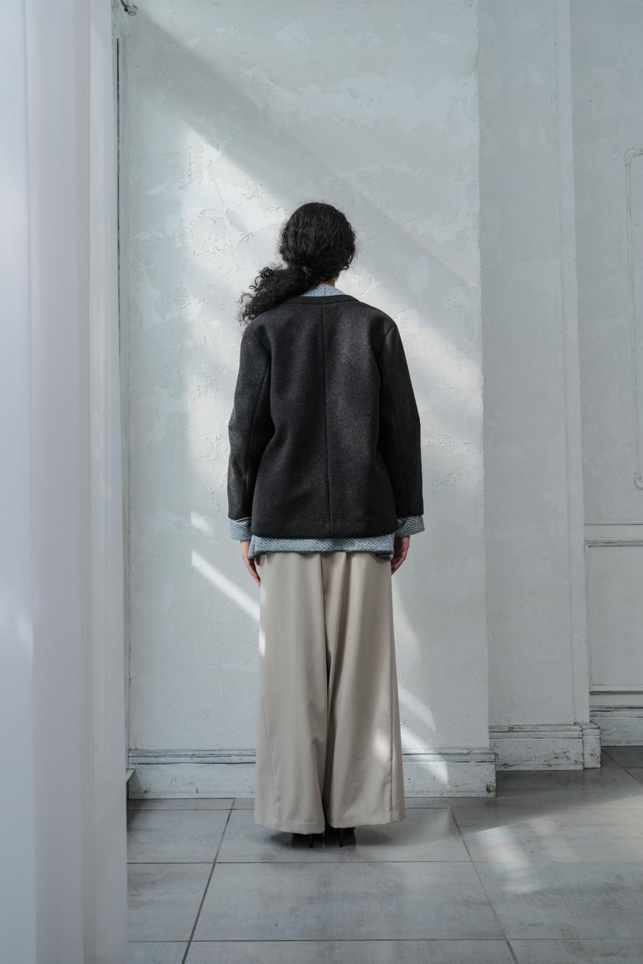 Mannish-Look Jacket