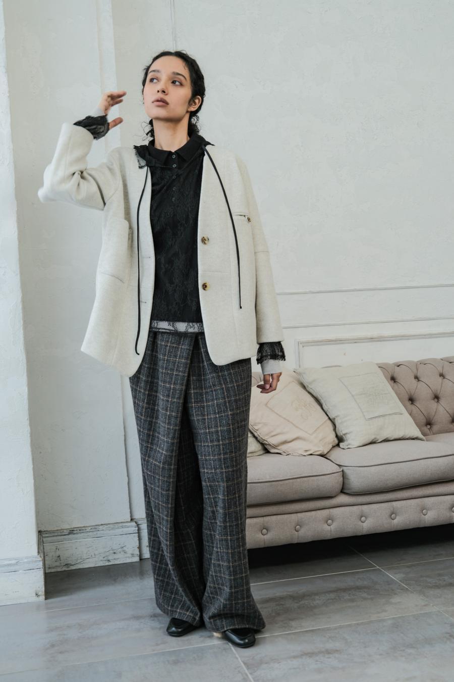 Mannish-Look Jacket